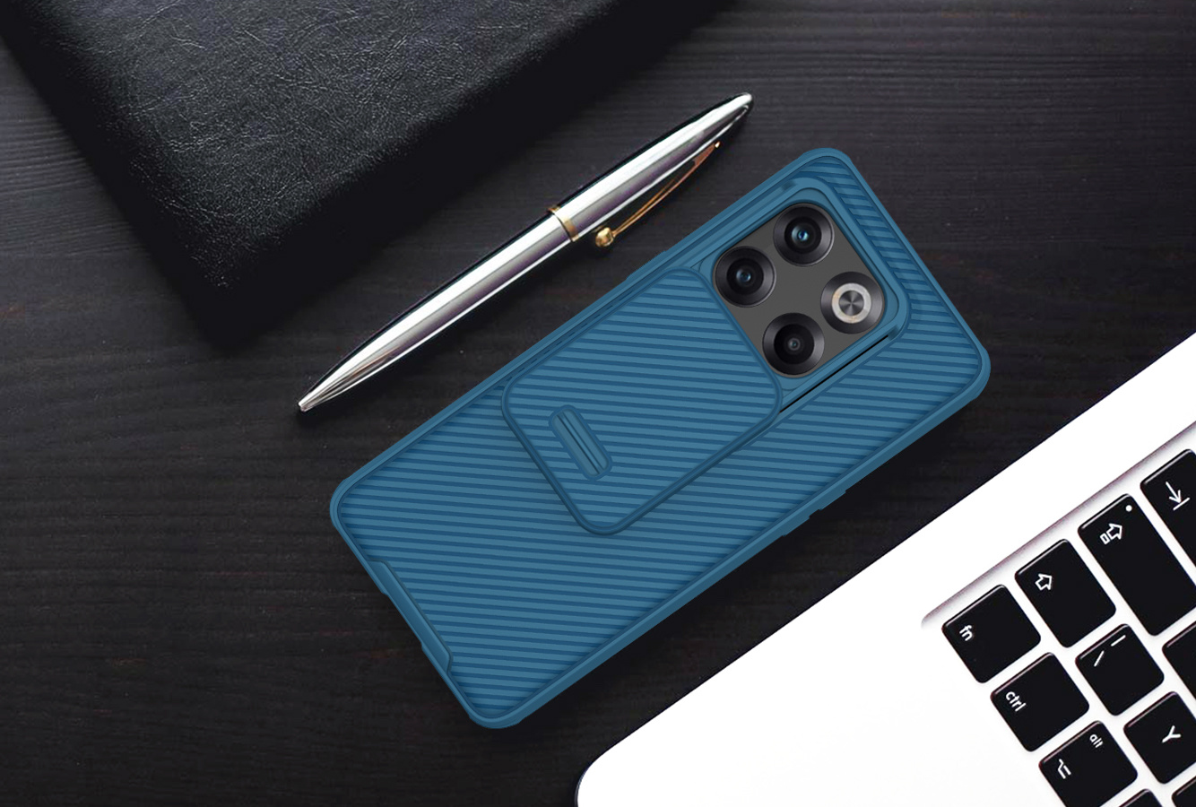 Nillkin OnePlus 10T Hoesje CamShield Pro Blauw - Afbeelding 6