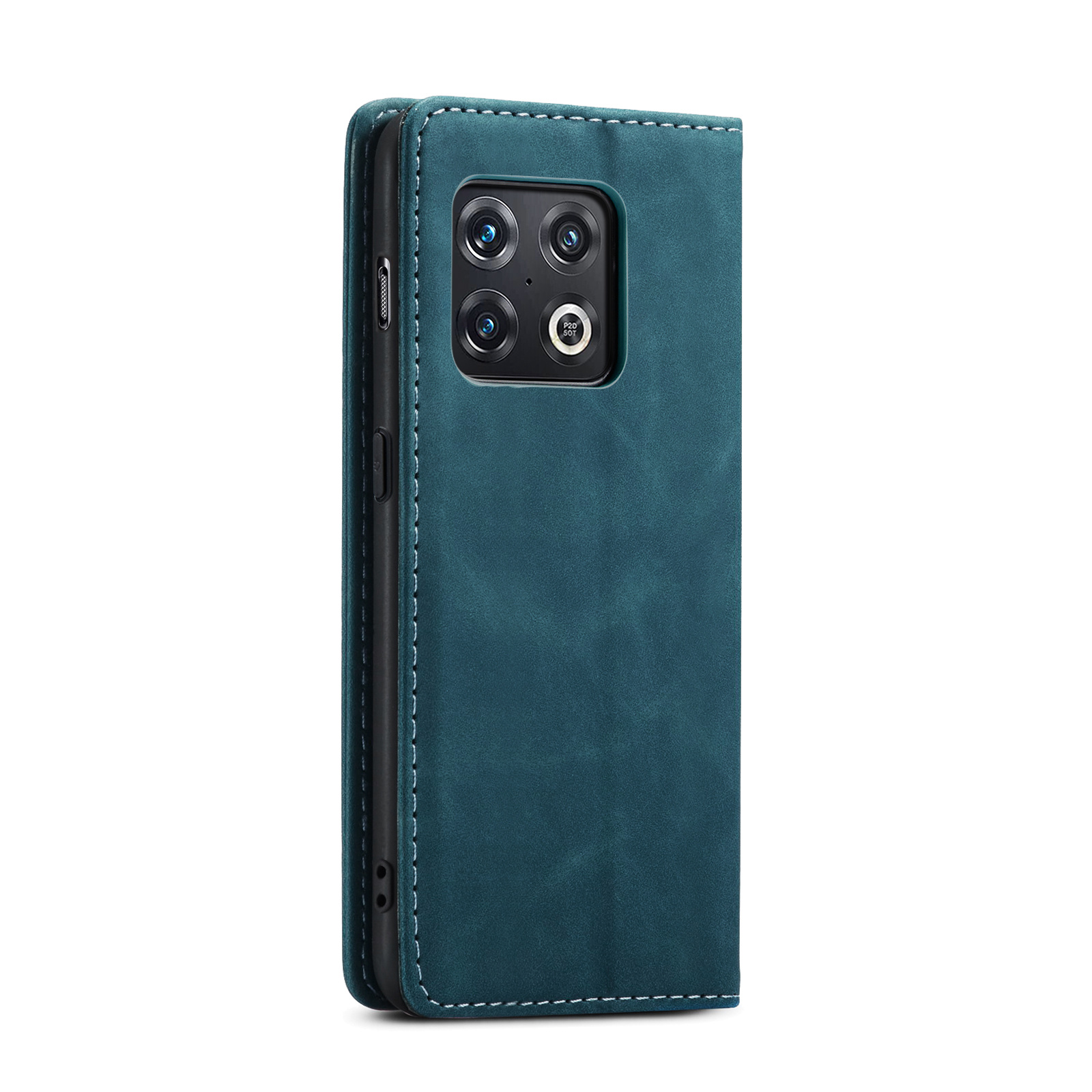 ProGuard OnePlus 10 Pro Wallet Hoesje Vintage Leder Blauw - Afbeelding 4