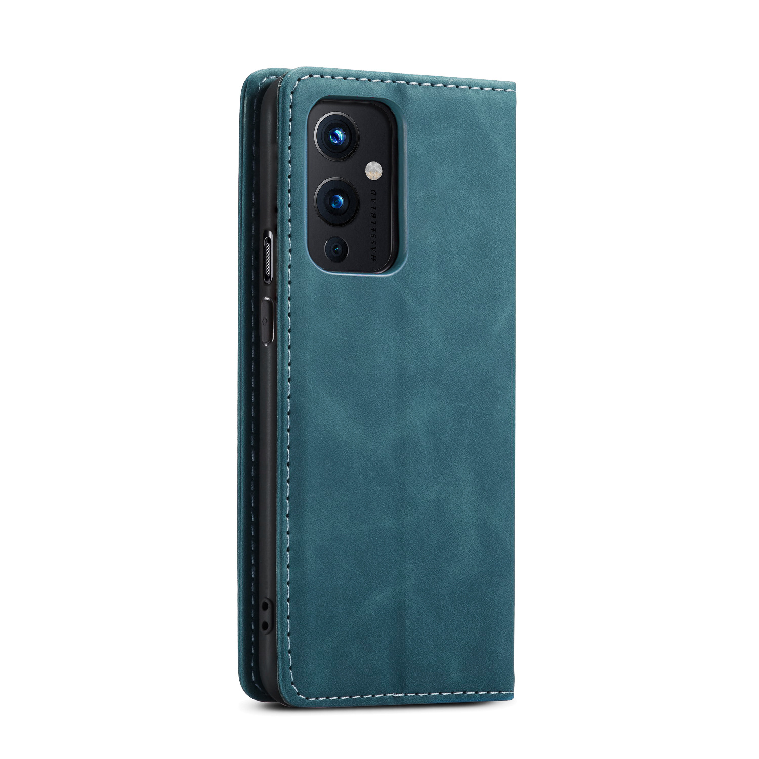 ProGuard OnePlus 9 Wallet Hoesje Vintage Leder Blauw - Afbeelding 3