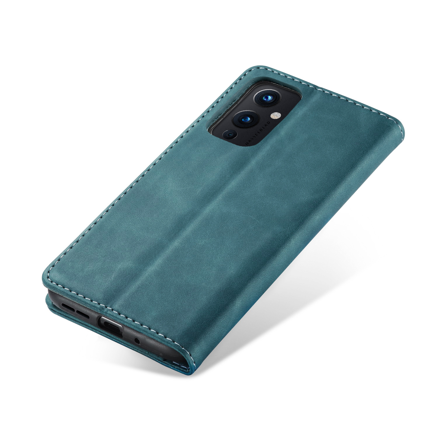 ProGuard OnePlus 9 Wallet Hoesje Vintage Leder Blauw - Afbeelding 6