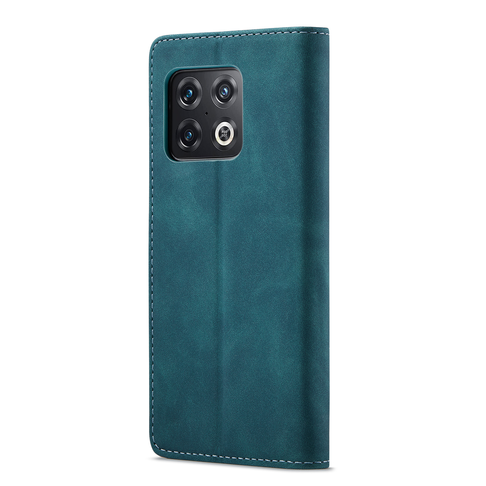 ProGuard OnePlus 10 Pro Wallet Hoesje Vintage Leder Blauw - Afbeelding 3