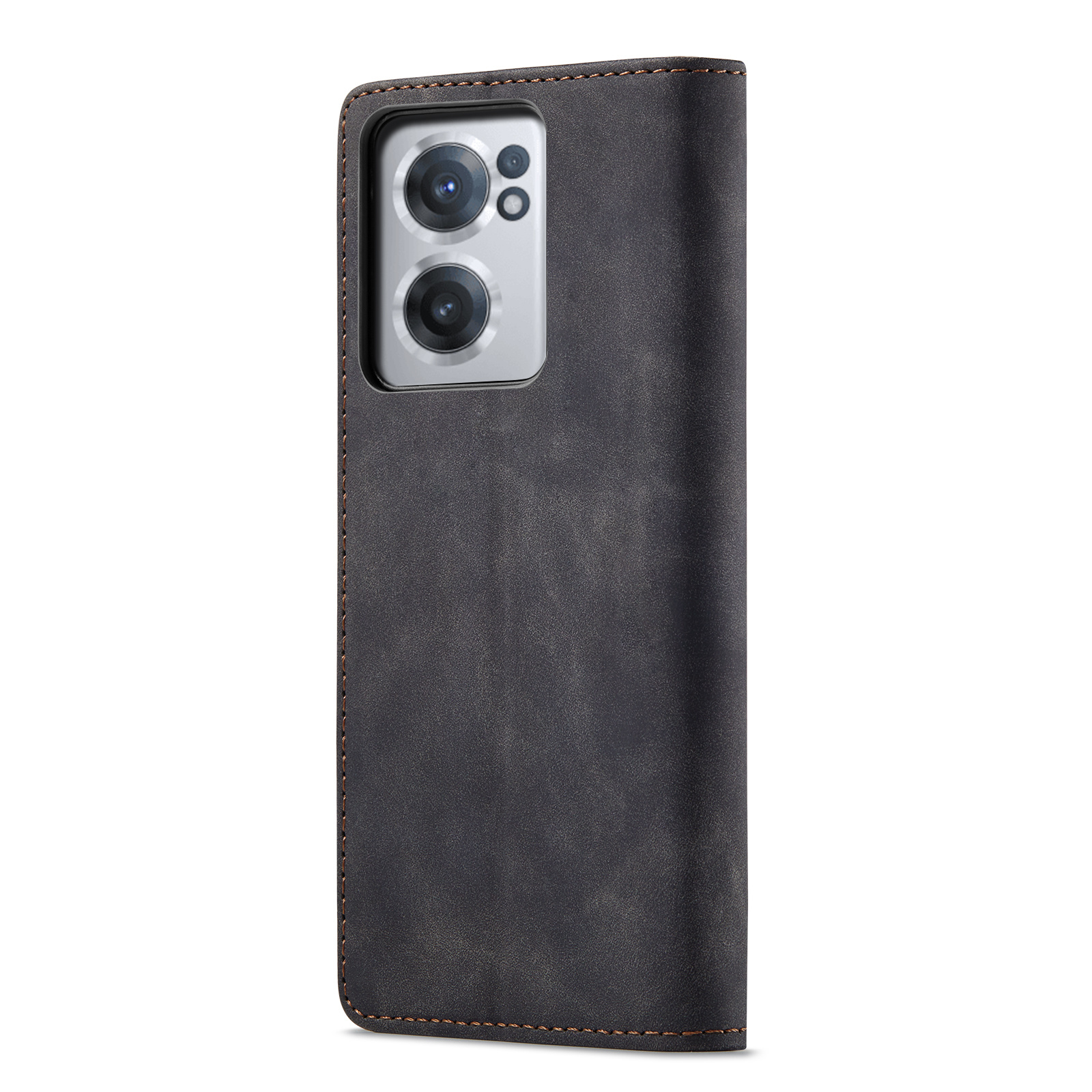 ProGuard OnePlus Nord CE 2 Wallet Hoesje Vintage Leder Zwart - Afbeelding 8