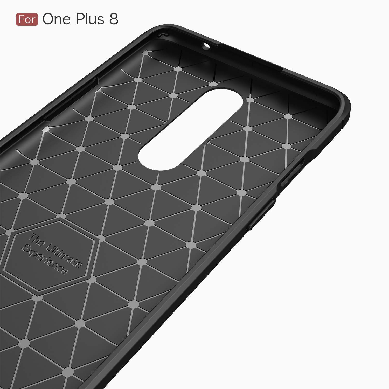 ProGuard OnePlus 8 Hoesje Brushed Carbon Blauw - Afbeelding 7