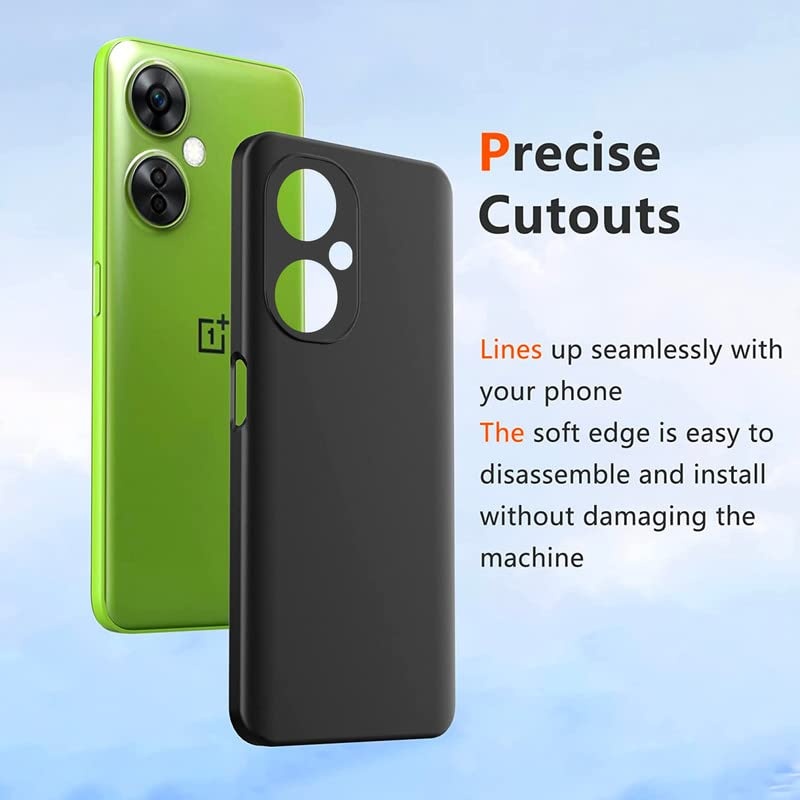 ProGuard OnePlus Nord CE 3 Lite Hoesje Liquid Silicone Zwart - Afbeelding 5