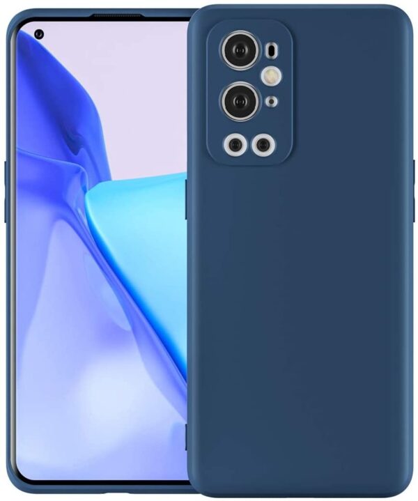 ProGuard OnePlus 9 Pro Hoesje Liquid Silicone Blauw