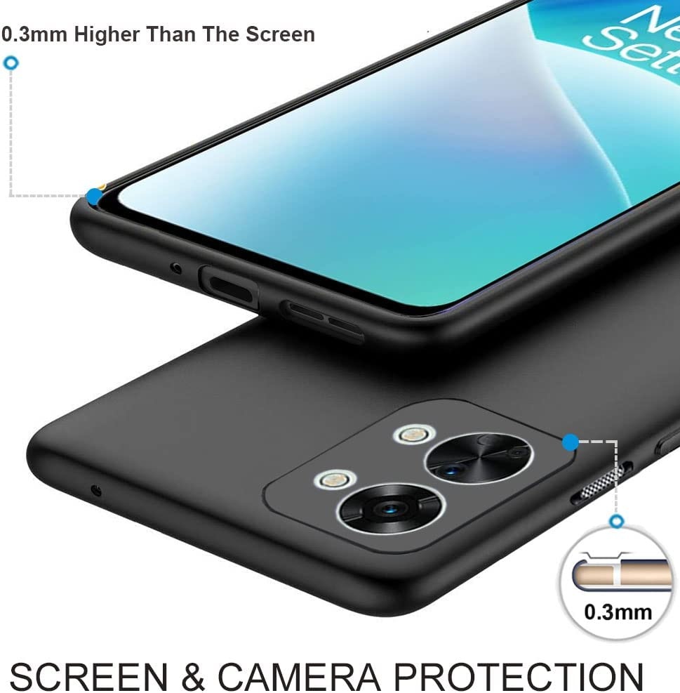 ProGuard OnePlus Nord 2T Hoesje Liquid Silicone Zwart - Afbeelding 4