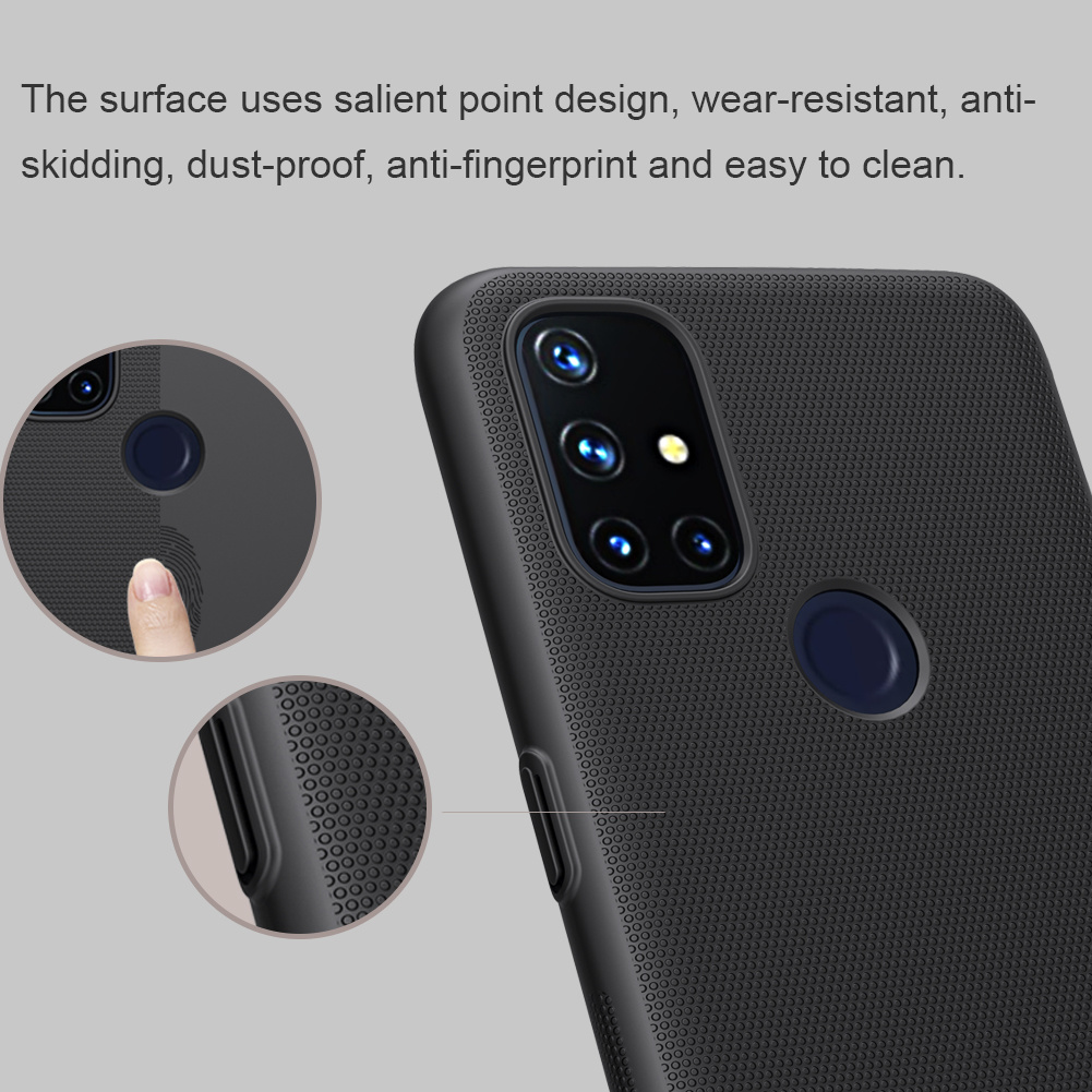 Nillkin OnePlus Nord N10 5G Hoesje Super Frosted Shield Rood - Afbeelding 9