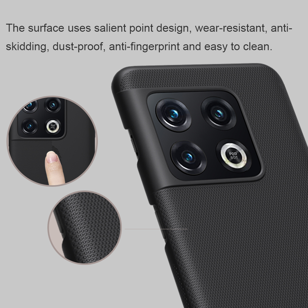 Nillkin OnePlus 10 Pro Hoesje Super Frosted Shield Zwart - Afbeelding 10