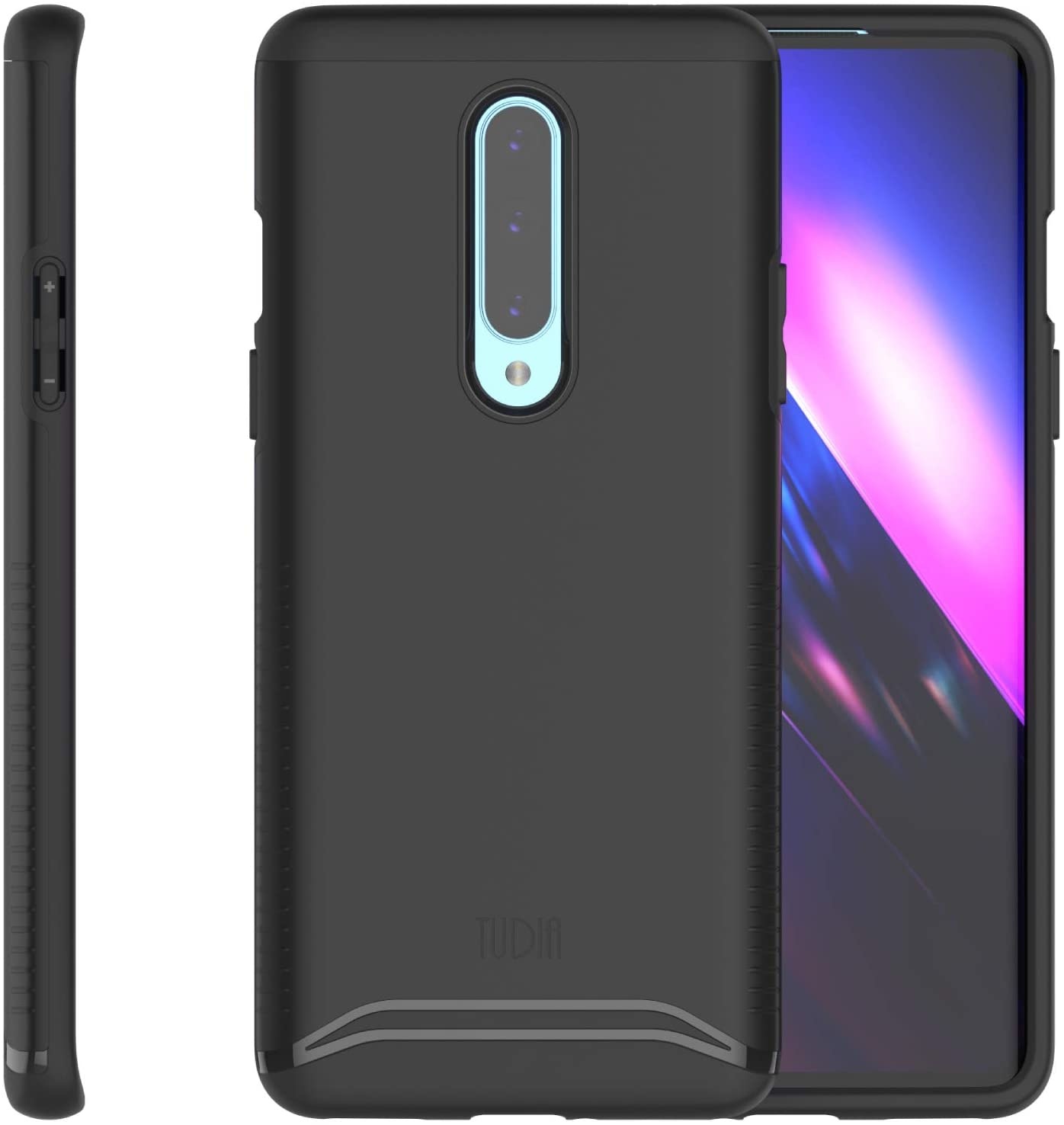 Tudia OnePlus 8 Hoesje Merge Zwart - Afbeelding 7