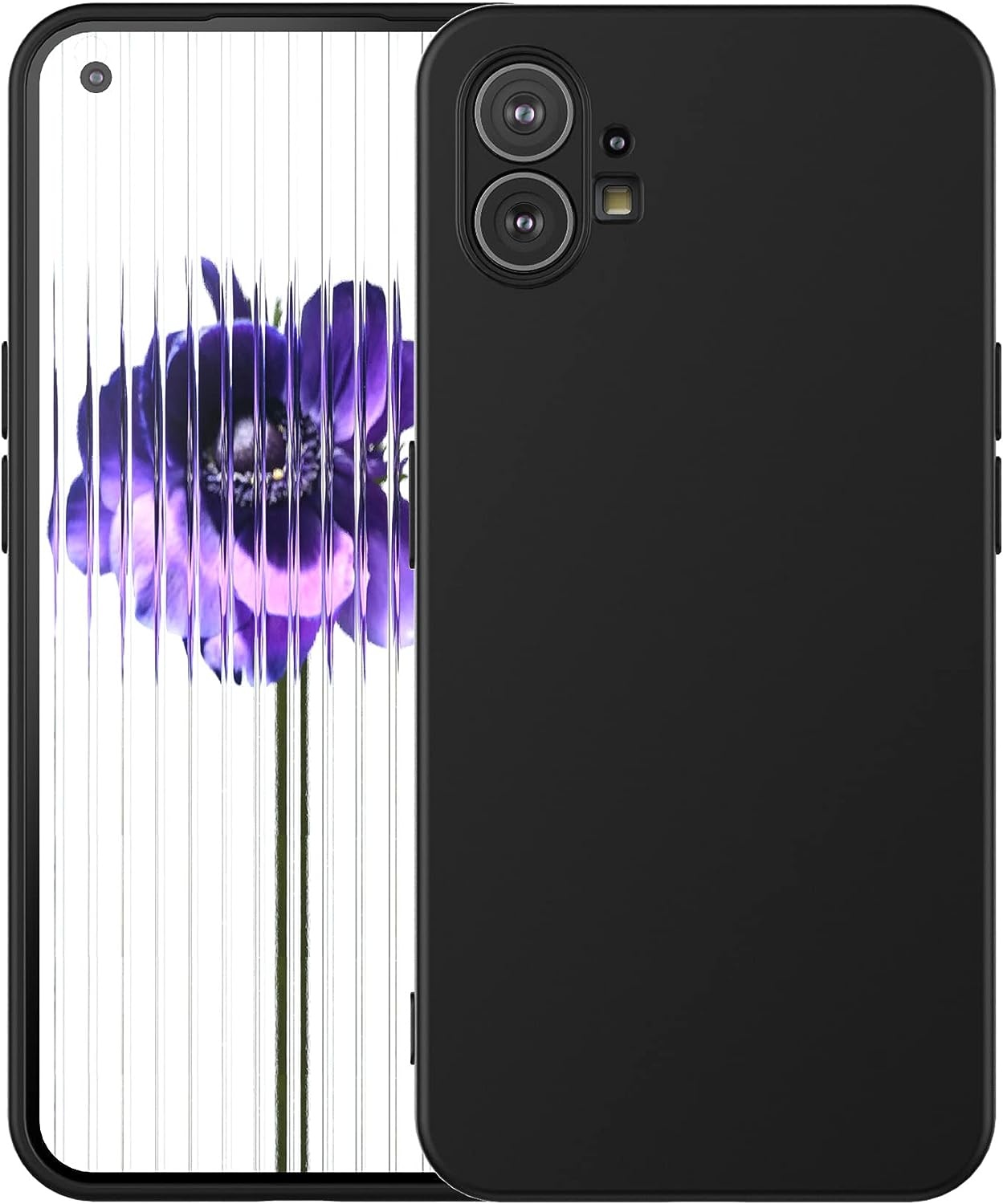 ProGuard Nothing Phone (2) Hoesje Liquid Silicone Zwart