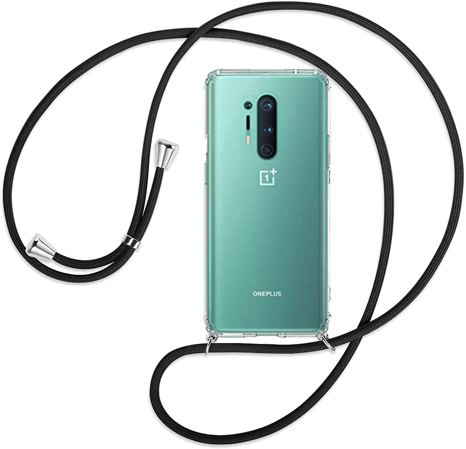 ProGuard OnePlus 8 Pro Hoesje Met Zwart Koord