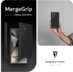Tudia Tudia Galaxy S24 Ultra Hoesje MergeGrip Zwart - Afbeelding 3