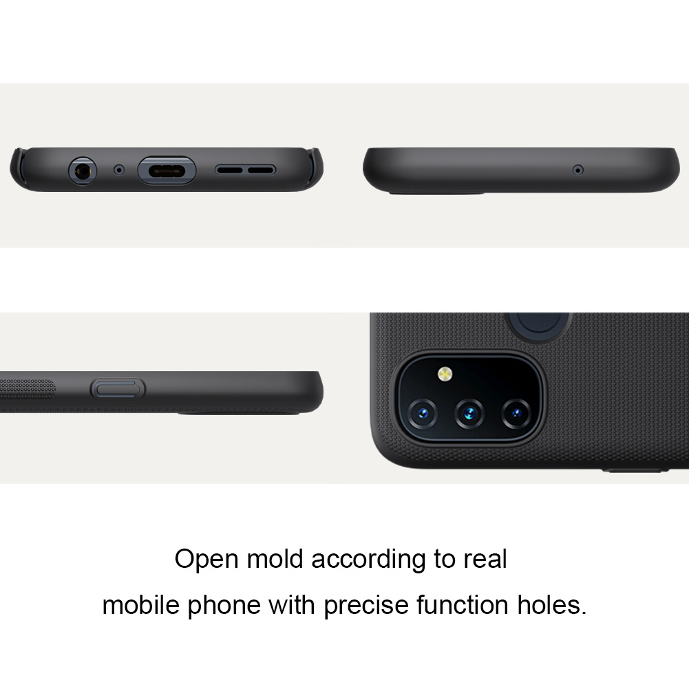 Nillkin OnePlus Nord N100 Hoesje Super Frosted Shield Zwart - Afbeelding 10