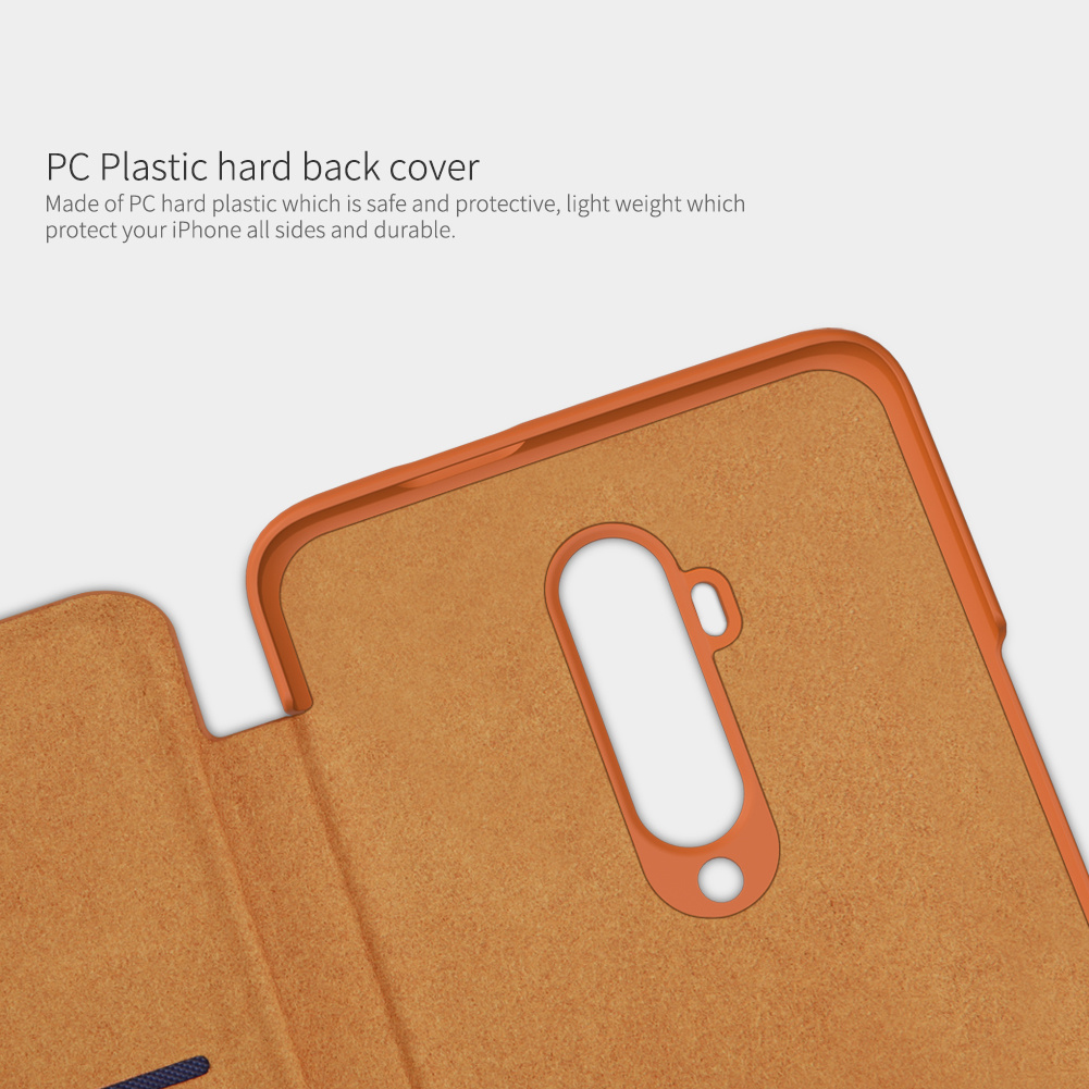 Nillkin OnePlus 7T Pro Flip Case Qin Rood - Afbeelding 7