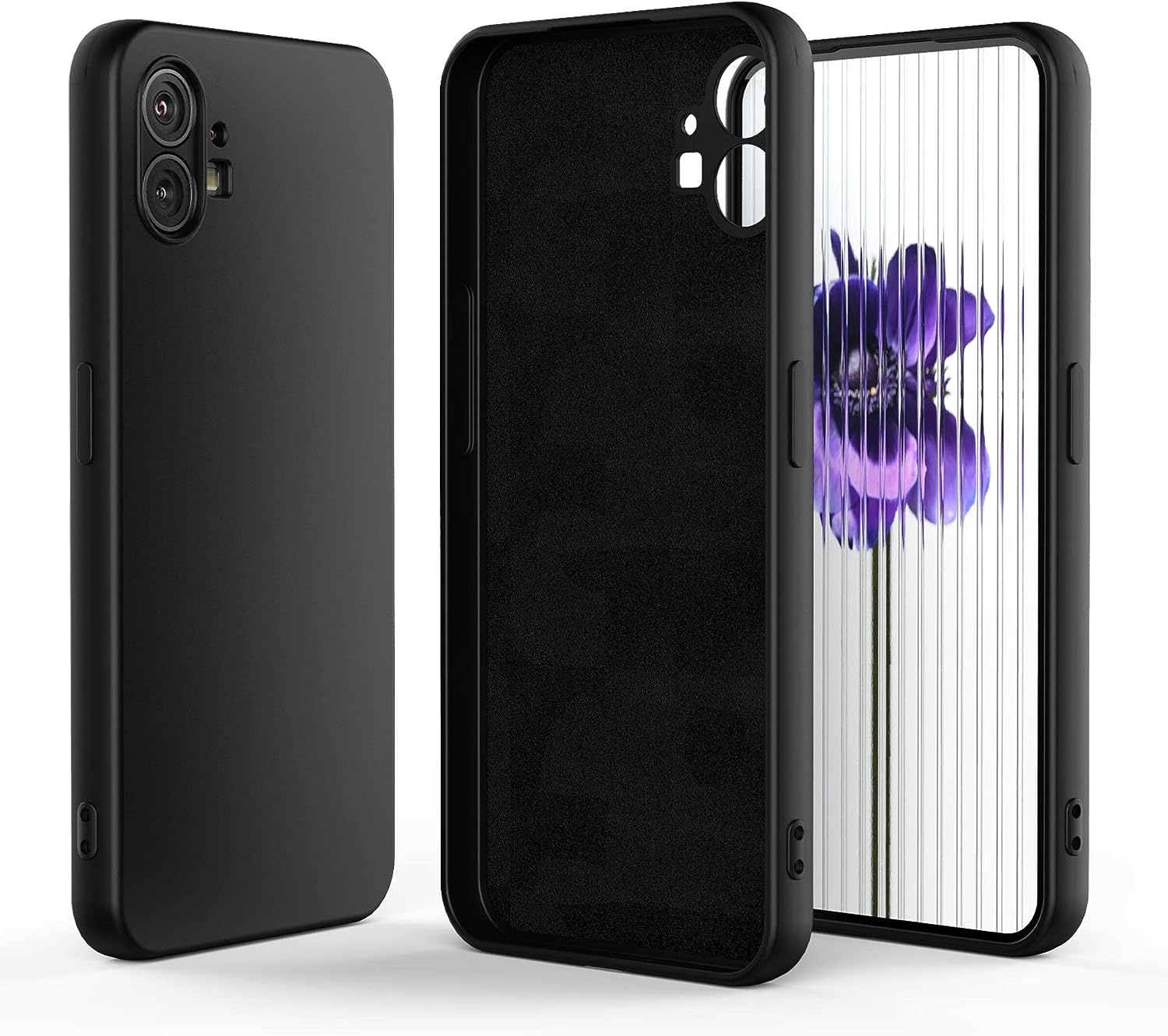 ProGuard Nothing Phone (2) Hoesje Liquid Silicone Zwart - Afbeelding 2