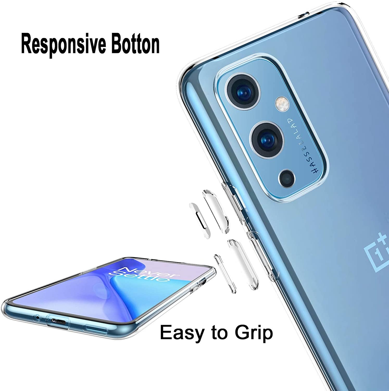 ProGuard OnePlus 9 Hoesje TPU Transparant - Afbeelding 6