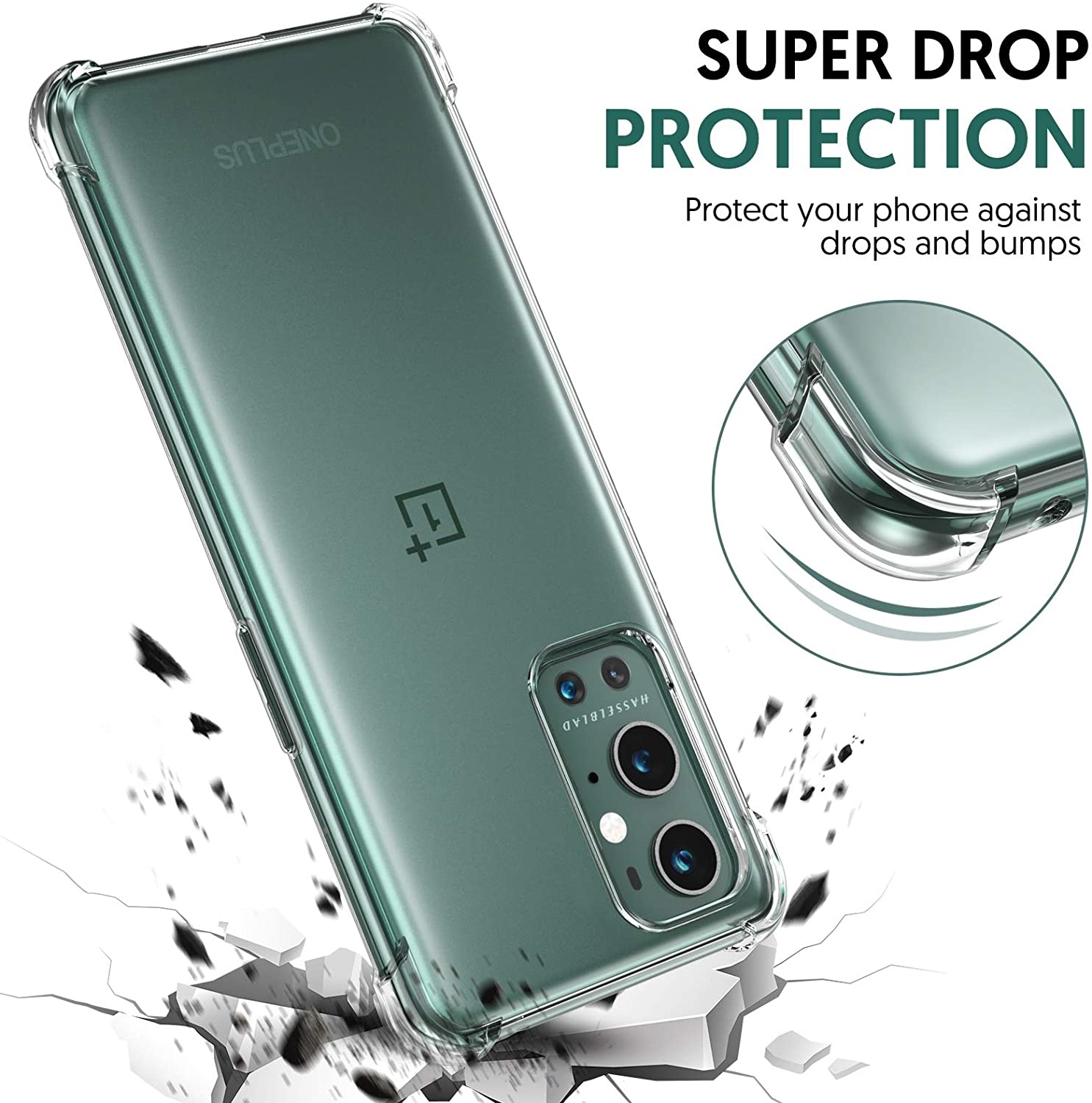 ProGuard OnePlus 9 Pro Hoesje Xtreme TPU Transparant - Afbeelding 7