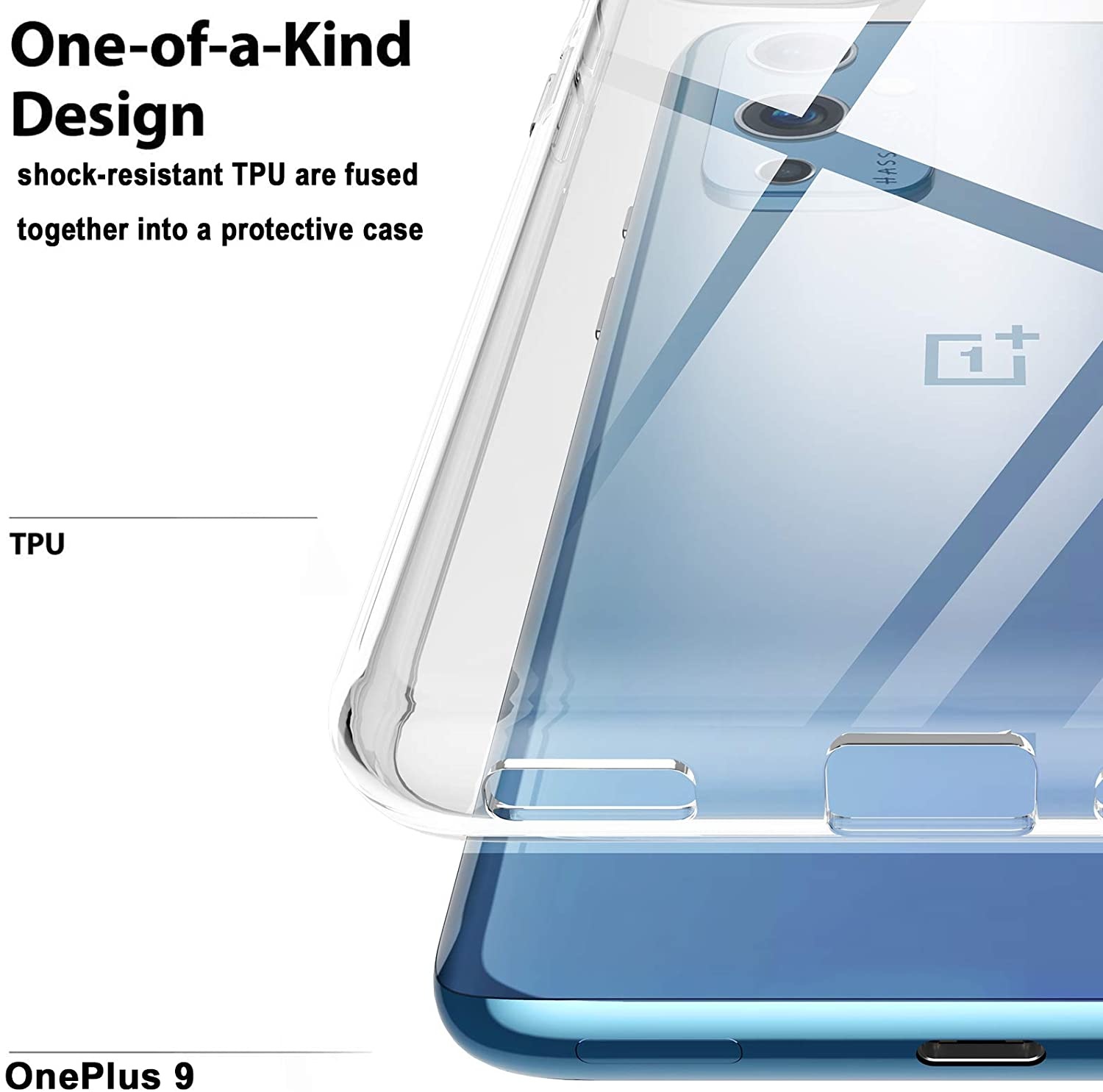 ProGuard OnePlus 9 Hoesje TPU Transparant - Afbeelding 3