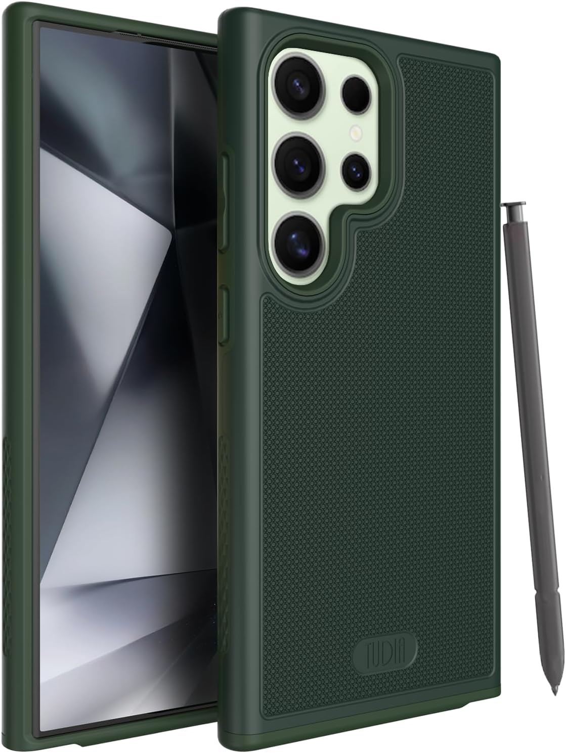 Tudia Tudia Galaxy S24 Ultra Hoesje MergeGrip Donker Groen