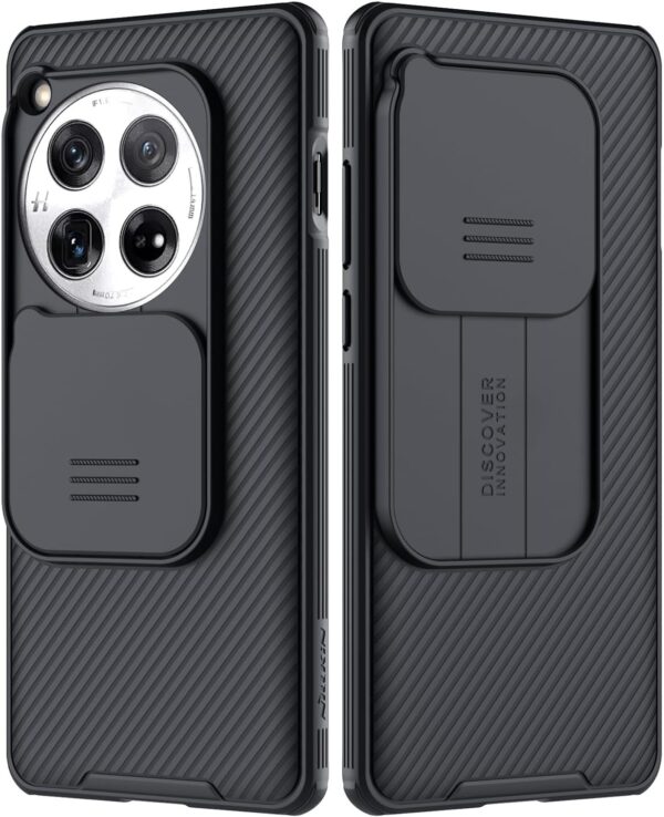Nillkin OnePlus 12 Hoesje CamShield Pro Zwart