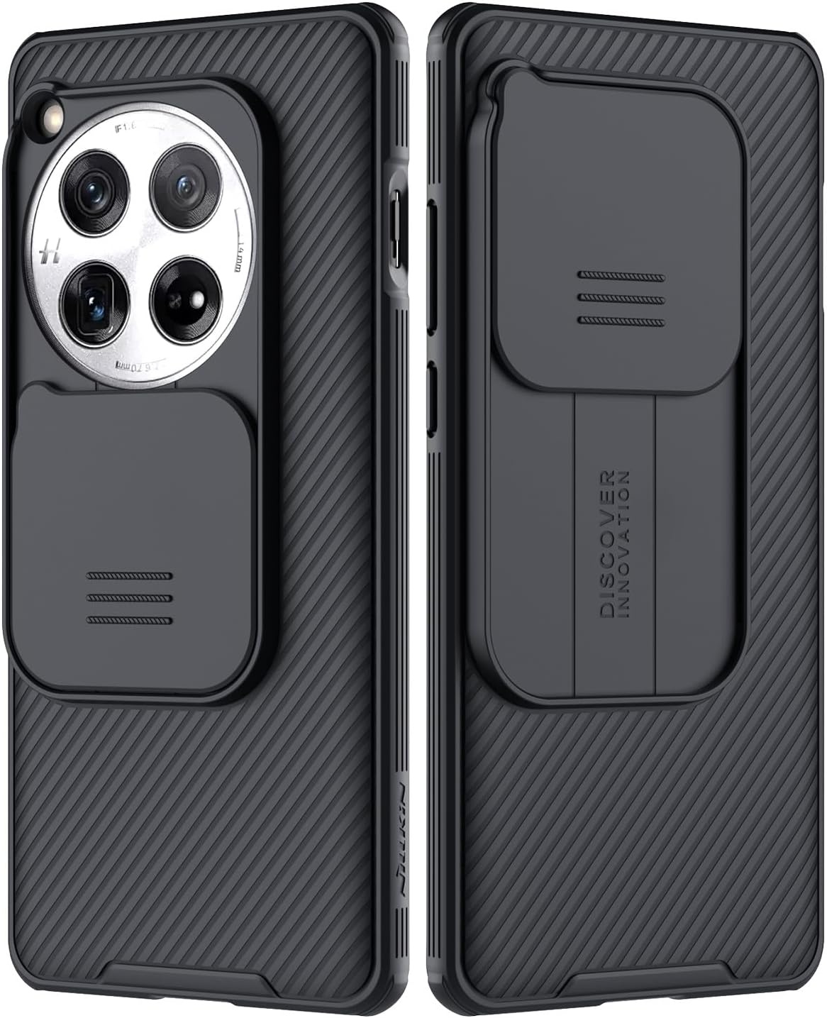 Nillkin OnePlus 12 Hoesje CamShield Pro Zwart