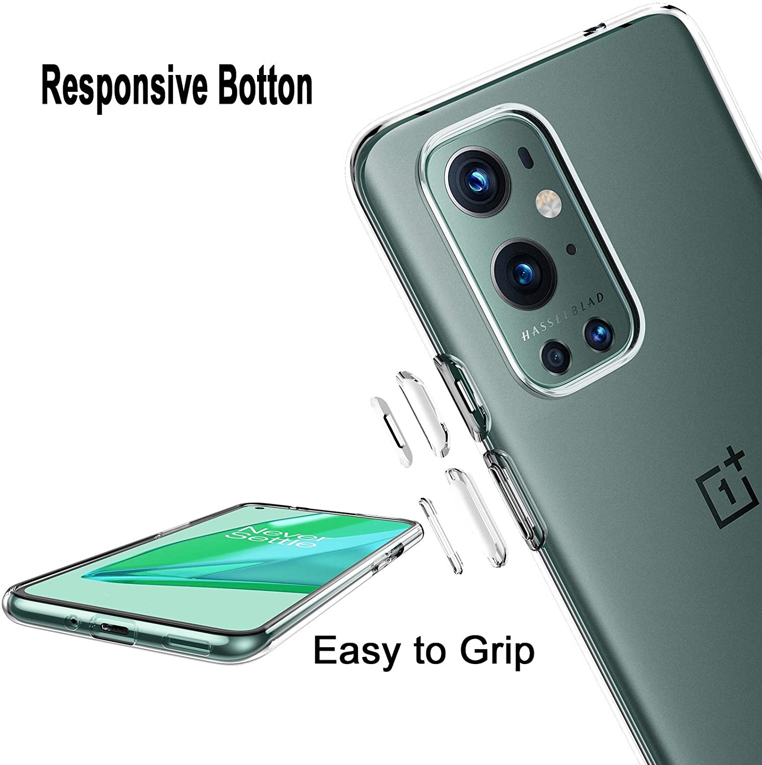 ProGuard OnePlus 9 Pro Hoesje TPU Transparant - Afbeelding 3
