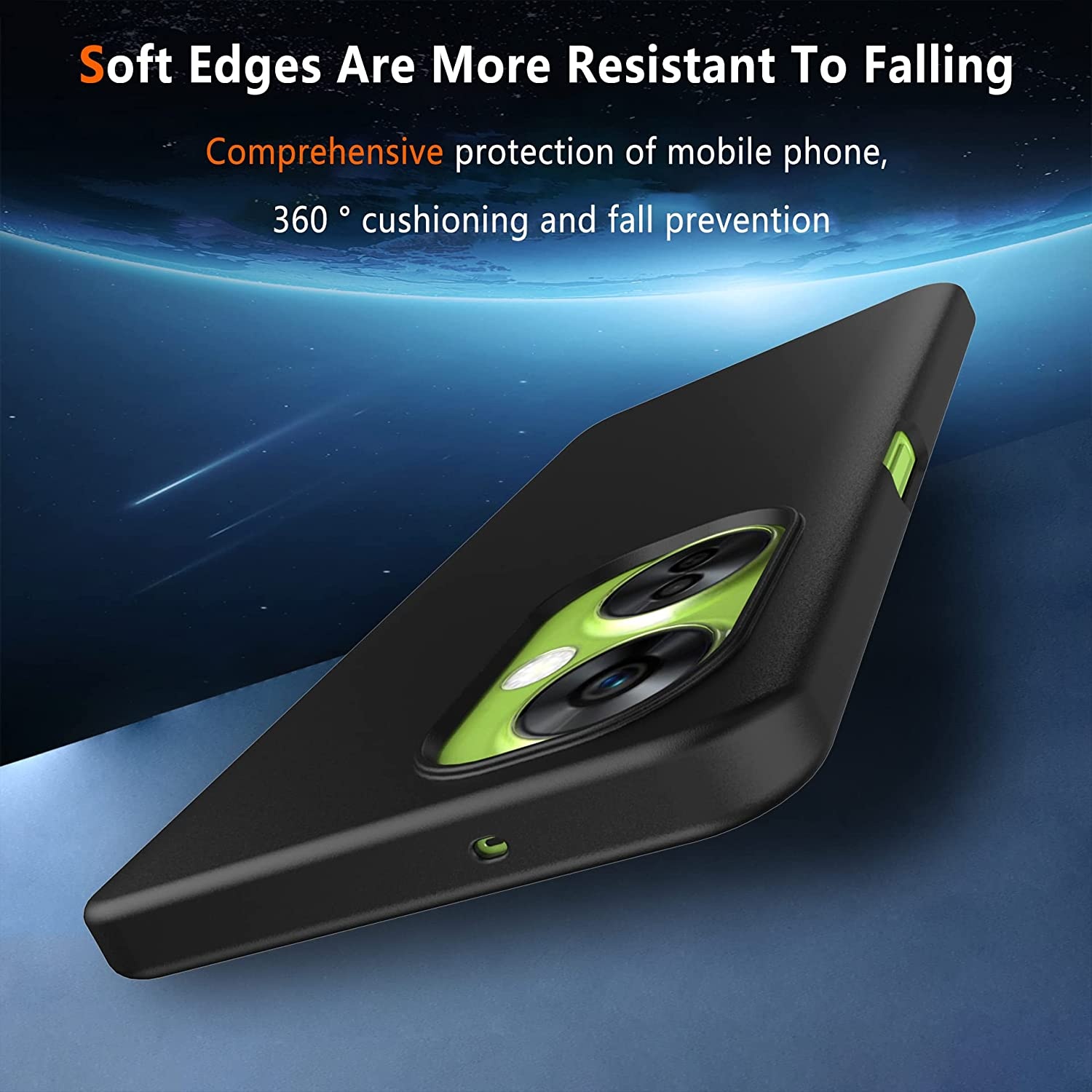 ProGuard OnePlus Nord CE 3 Lite Hoesje Liquid Silicone Zwart - Afbeelding 7