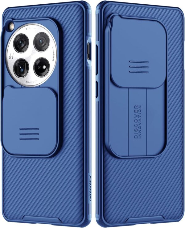 Nillkin OnePlus 12 Hoesje CamShield Pro Blauw