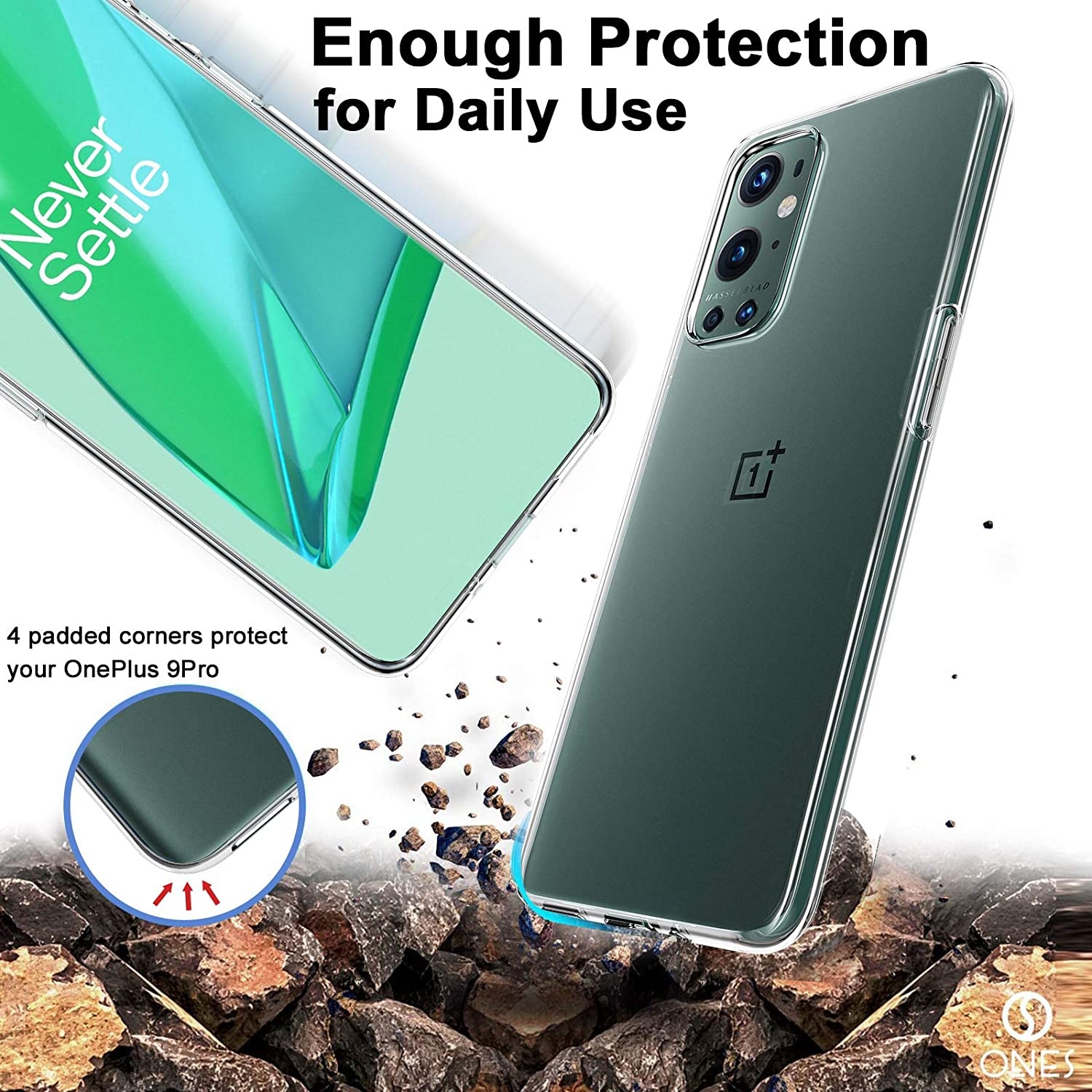 ProGuard OnePlus 9 Pro Hoesje TPU Transparant - Afbeelding 4