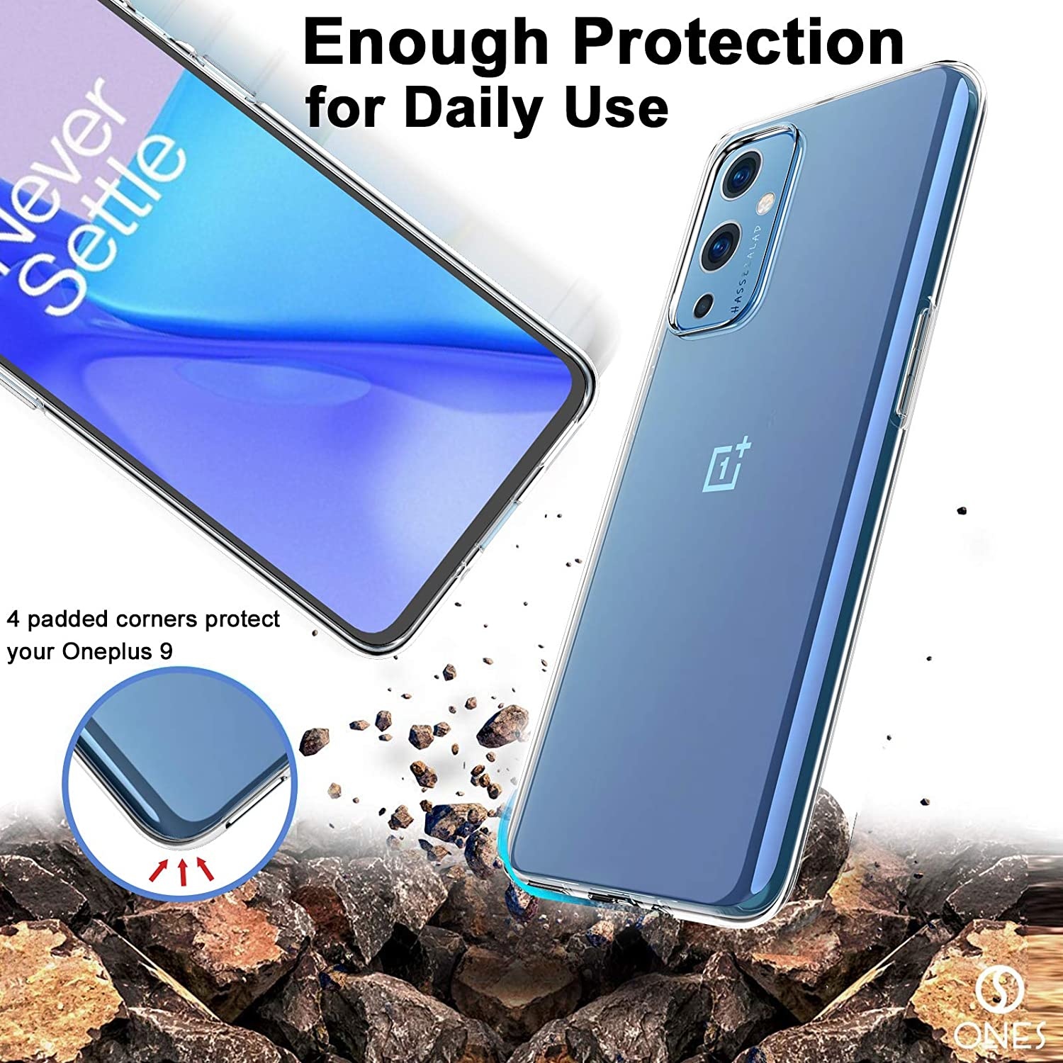 ProGuard OnePlus 9 Hoesje TPU Transparant - Afbeelding 5