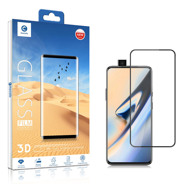 Mocolo OnePlus 7 Pro / 7T Pro Screen Protector 3D Tempered Glass - Afbeelding 2