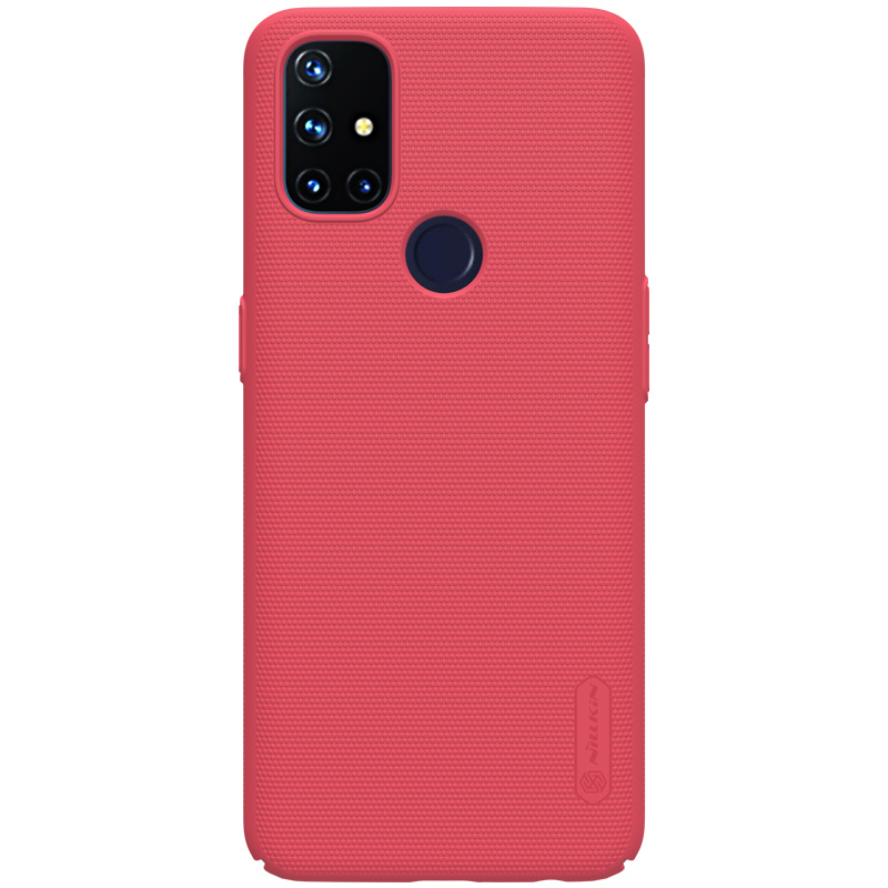 Nillkin OnePlus Nord N10 5G Hoesje Super Frosted Shield Rood - Afbeelding 3