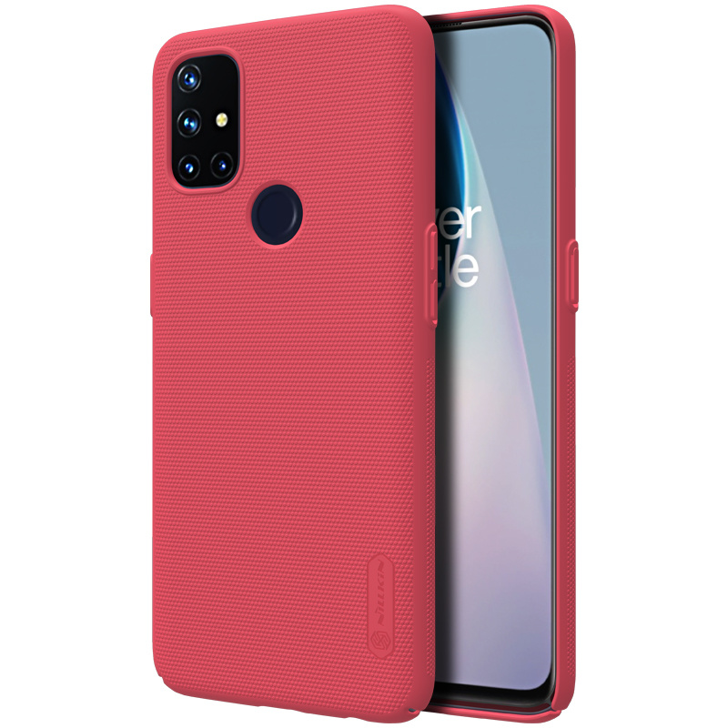Nillkin OnePlus Nord N10 5G Hoesje Super Frosted Shield Rood