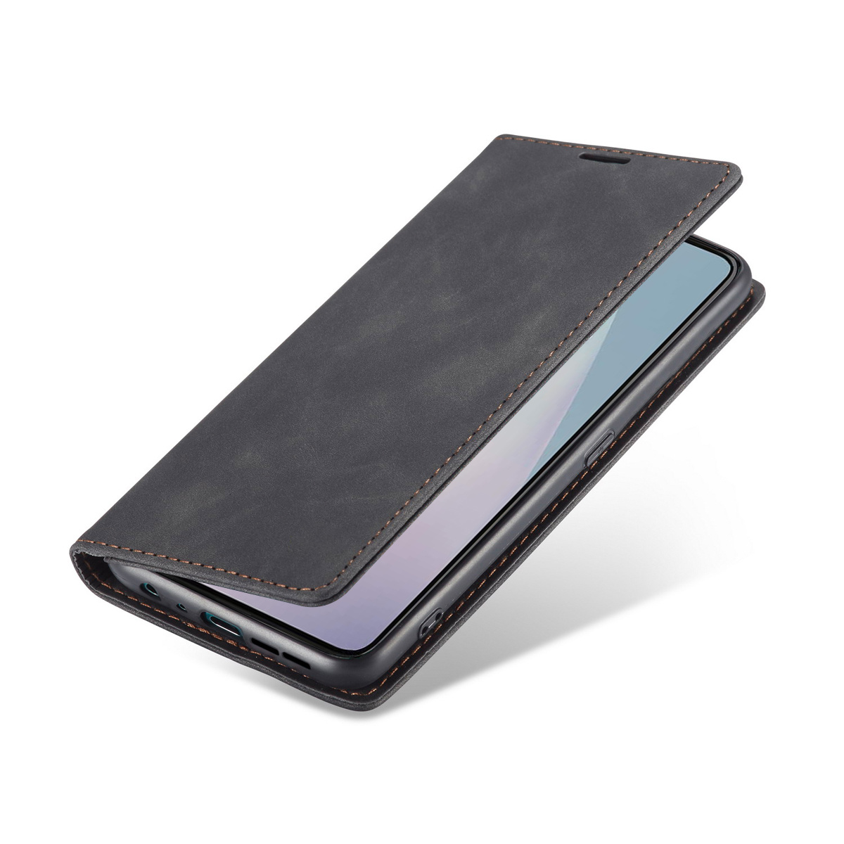 ProGuard OnePlus Nord N10 5G Wallet Hoesje Vintage Leder Zwart - Afbeelding 10