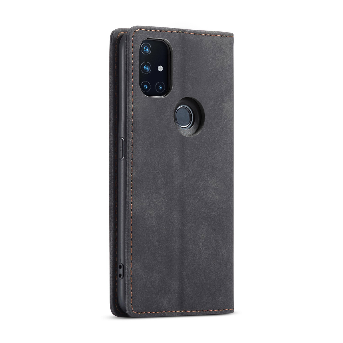 ProGuard OnePlus Nord N10 5G Wallet Hoesje Vintage Leder Zwart - Afbeelding 8