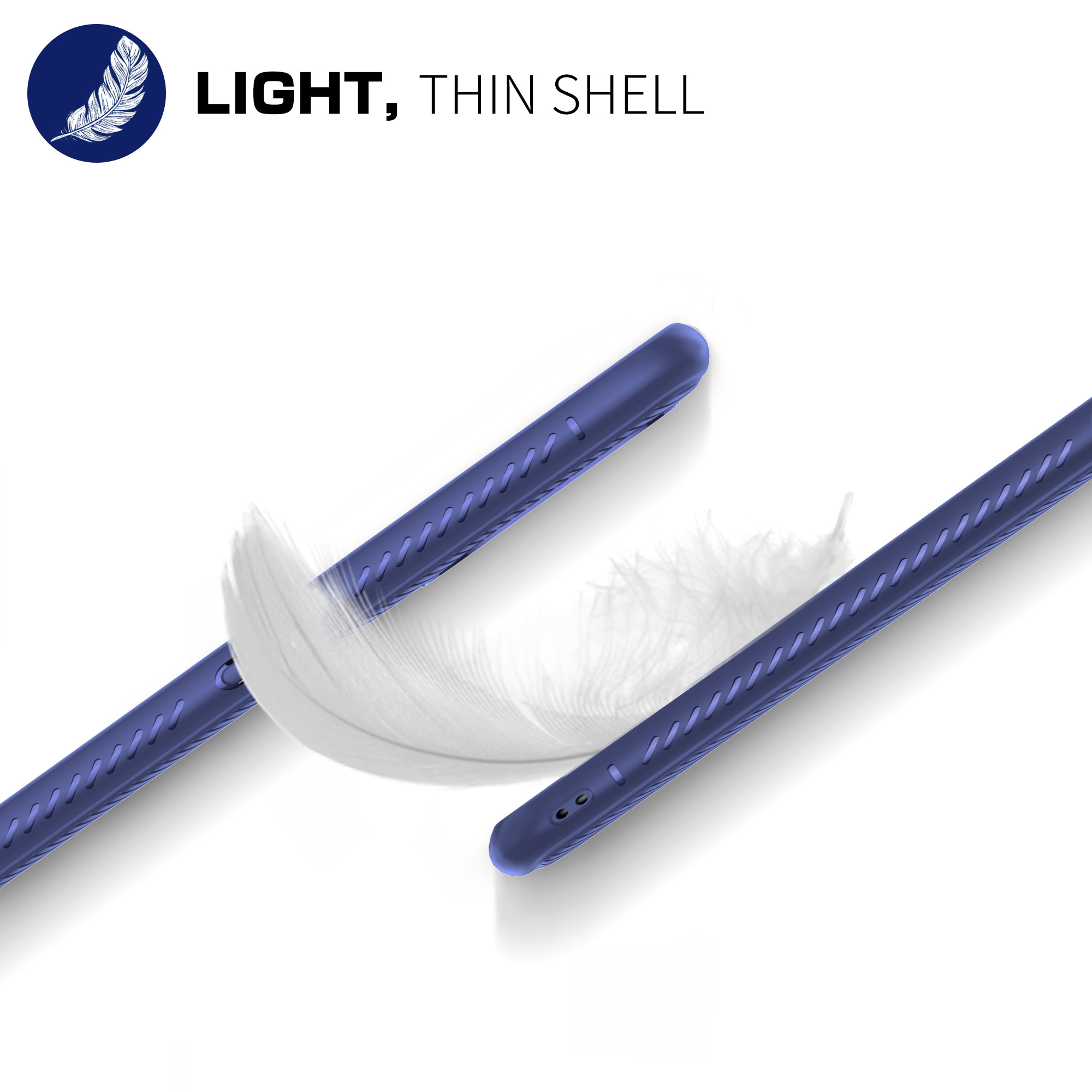 ProGuard OnePlus Nord N100 Hoesje TPU GripLine Blauw - Afbeelding 4