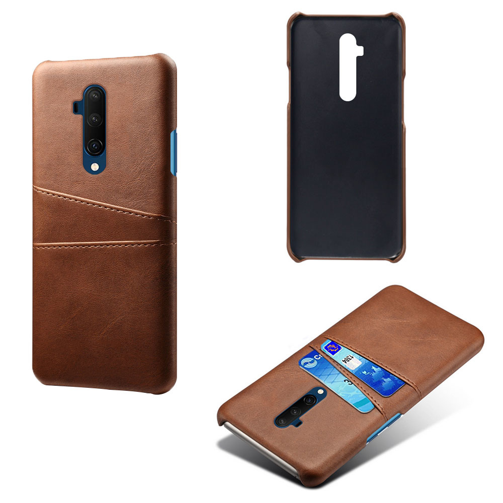 ProGuard OnePlus 7T Pro Hoesje Slim Leder Kaarthouder Bruin - Afbeelding 5