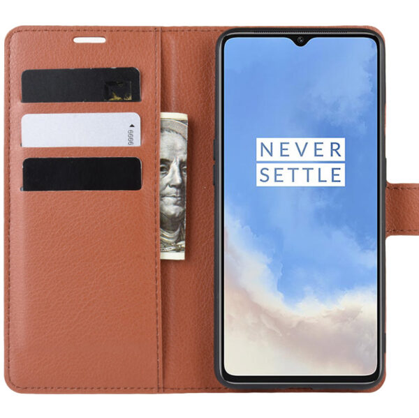 ProGuard OnePlus 7T Wallet Flip Case Bruin