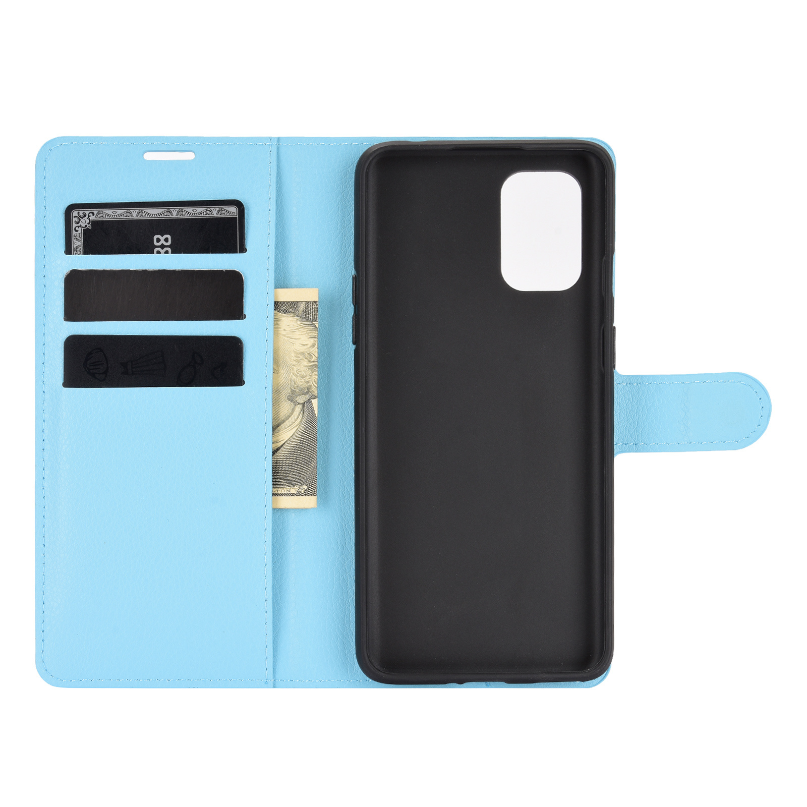 ProGuard OnePlus 8T Wallet Flip Case Blauw - Afbeelding 4