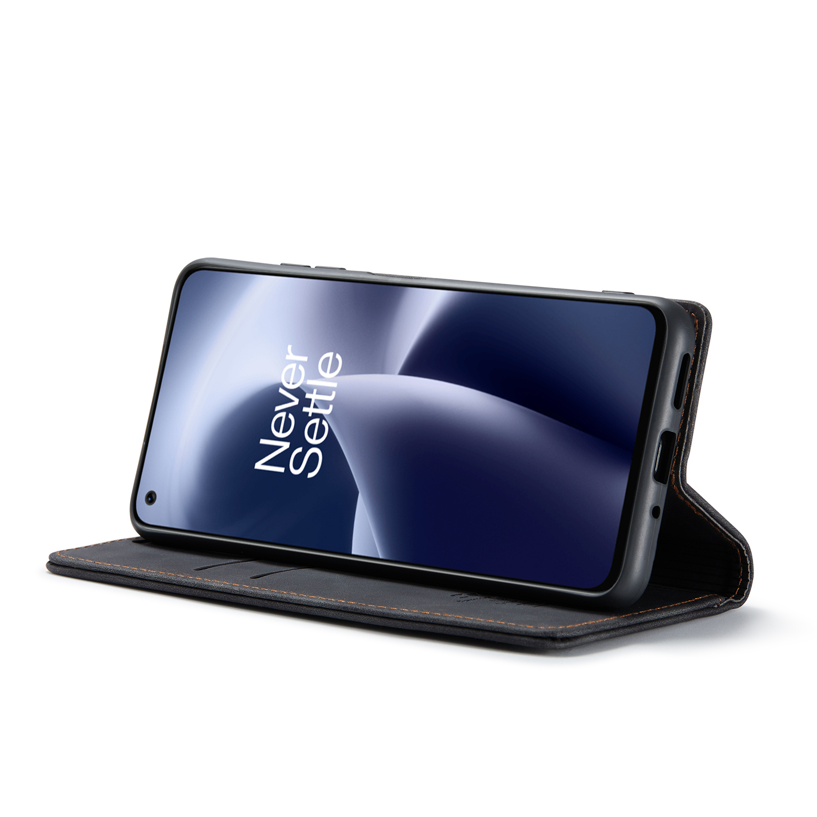 ProGuard OnePlus Nord 2T Wallet Hoesje Vintage Leder Zwart - Afbeelding 10