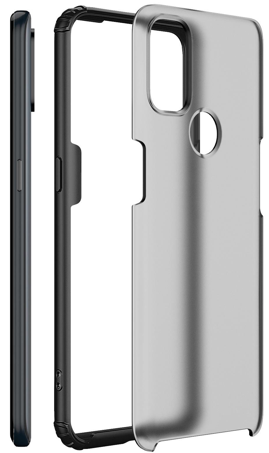 ProGuard OnePlus Nord N10 5G Merge Bumper Hoesje Rood - Afbeelding 5