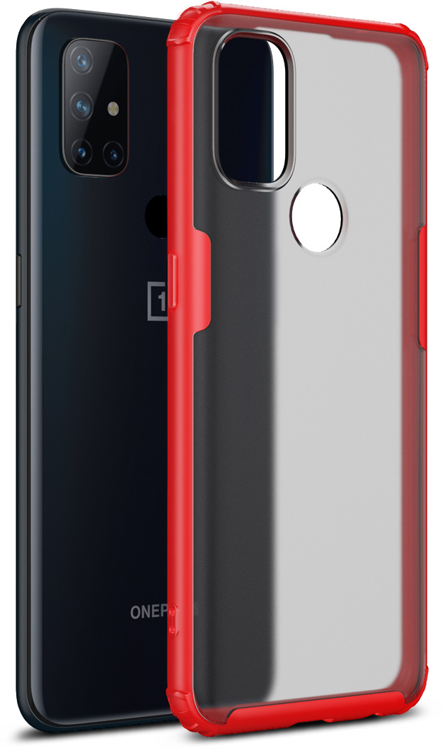 ProGuard OnePlus Nord N10 5G Merge Bumper Hoesje Rood - Afbeelding 3
