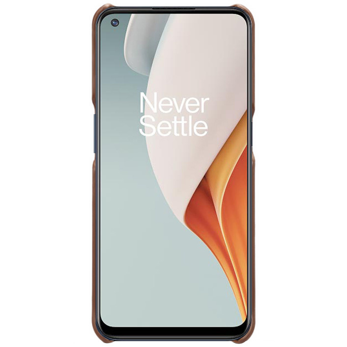 ProGuard OnePlus Nord N100 Hoesje Slim Leder Kaarthouder Bruin - Afbeelding 3