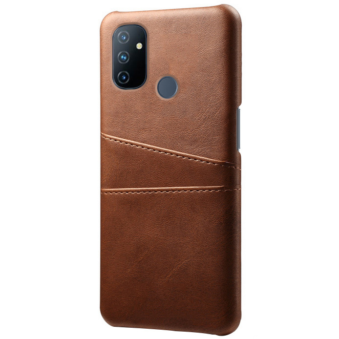ProGuard OnePlus Nord N100 Hoesje Slim Leder Kaarthouder Bruin - Afbeelding 6