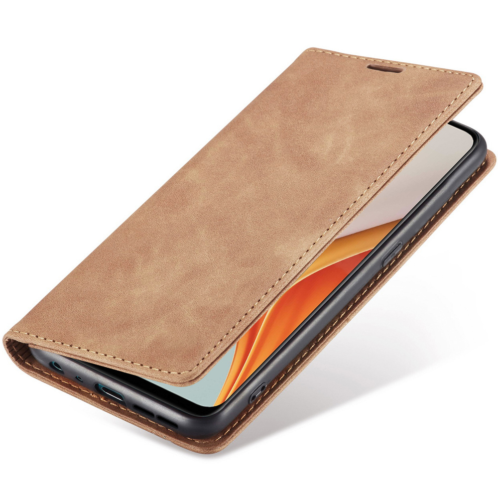 ProGuard OnePlus Nord N100 Wallet Hoesje Vintage Leder Beige - Afbeelding 8