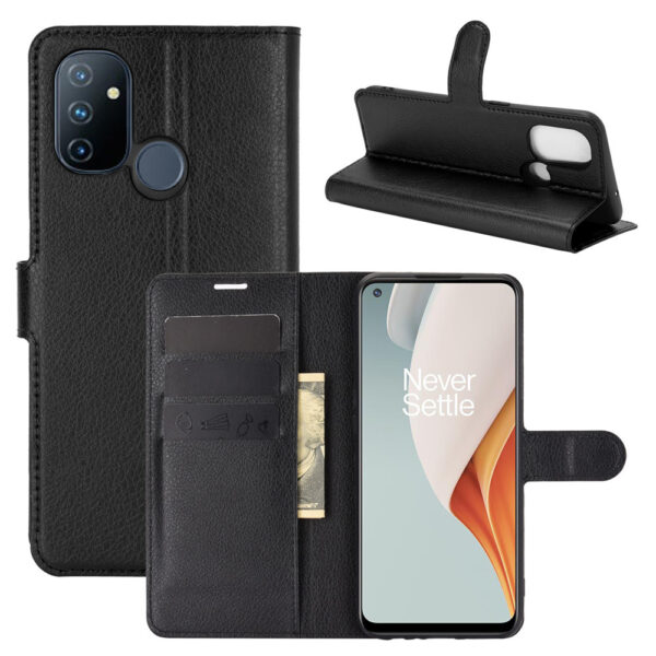 ProGuard OnePlus Nord N100 Wallet Flip Case Zwart