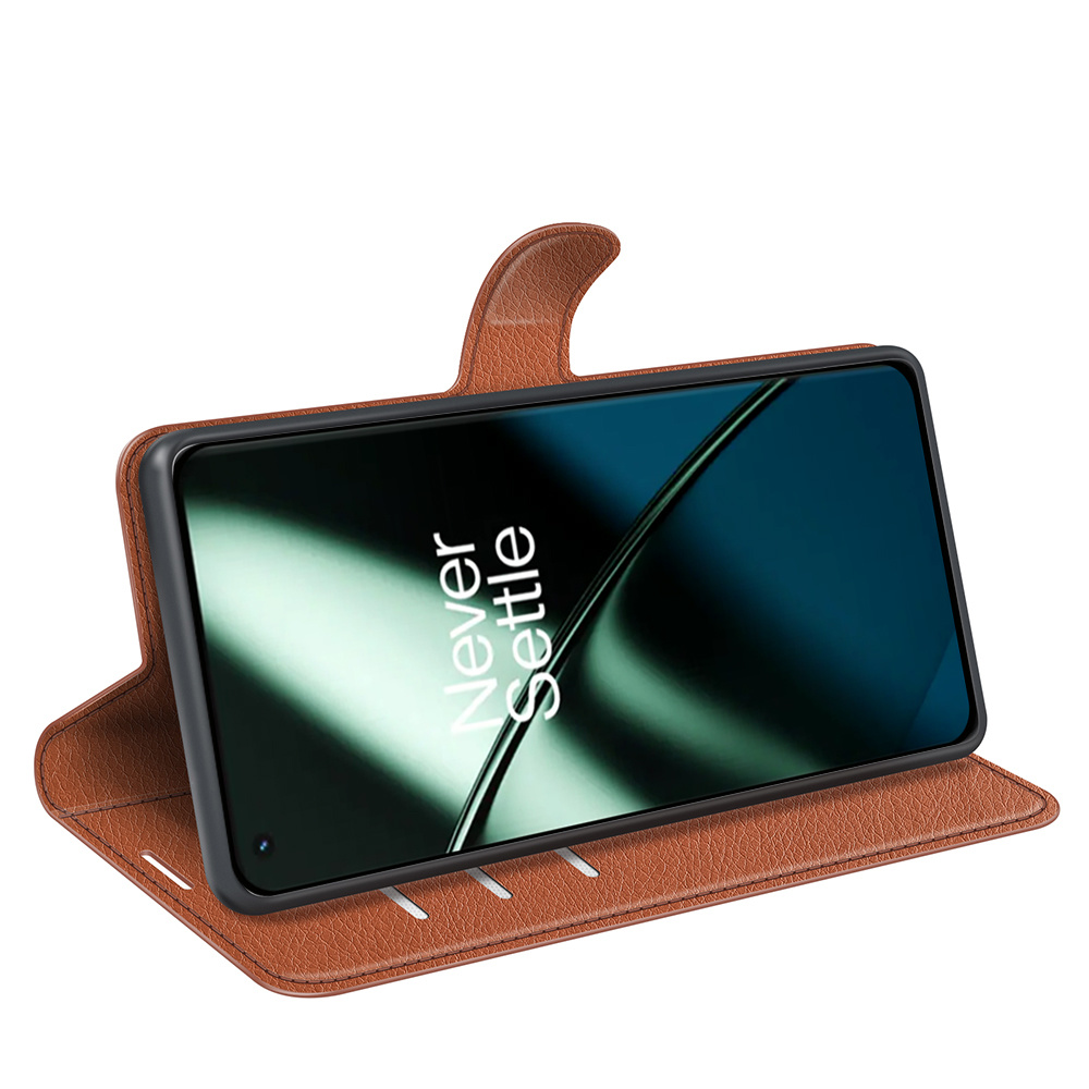 ProGuard OnePlus 11 Wallet Flip Case Bruin - Afbeelding 8