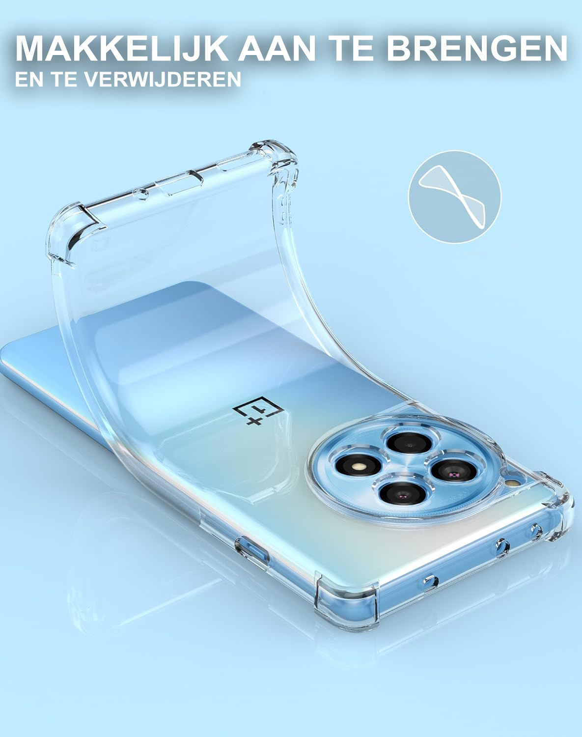 ProGuard OnePlus 12R Hoesje Xtreme TPU Transparant - Afbeelding 4