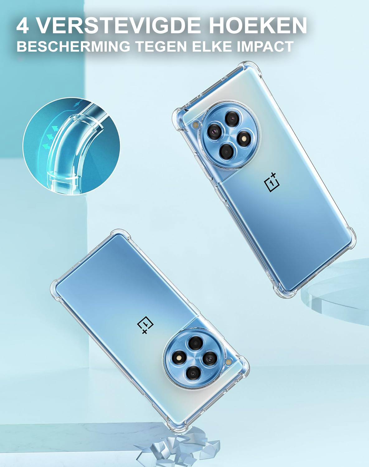 ProGuard OnePlus 12R Hoesje Xtreme TPU Transparant - Afbeelding 7