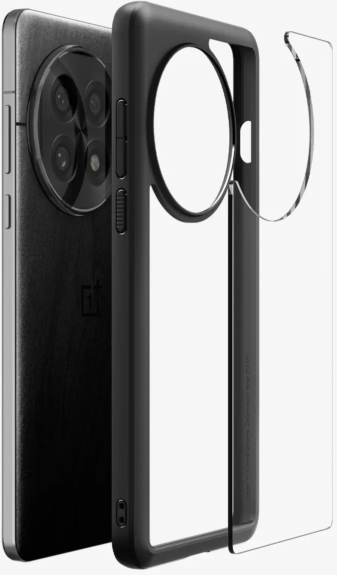 Spigen OnePlus 13 Ultra Hybrid hoesje Mat Zwart - Afbeelding 9
